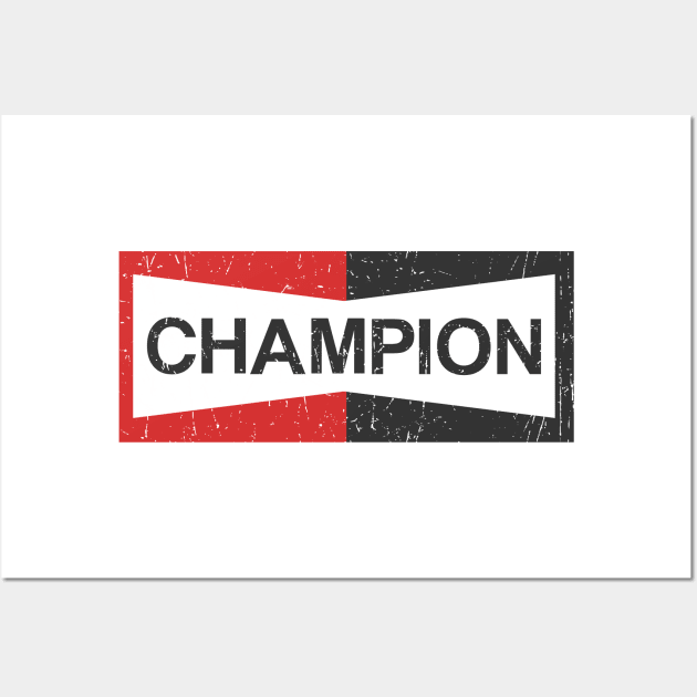 champion Wall Art by small alley co